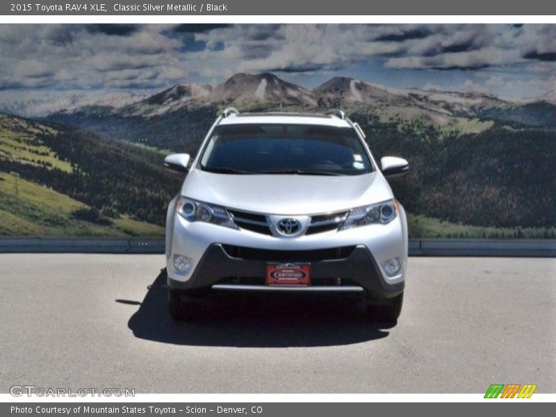 Classic Silver Metallic / Black 2015 Toyota RAV4 XLE