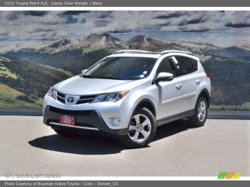 Classic Silver Metallic / Black 2015 Toyota RAV4 XLE