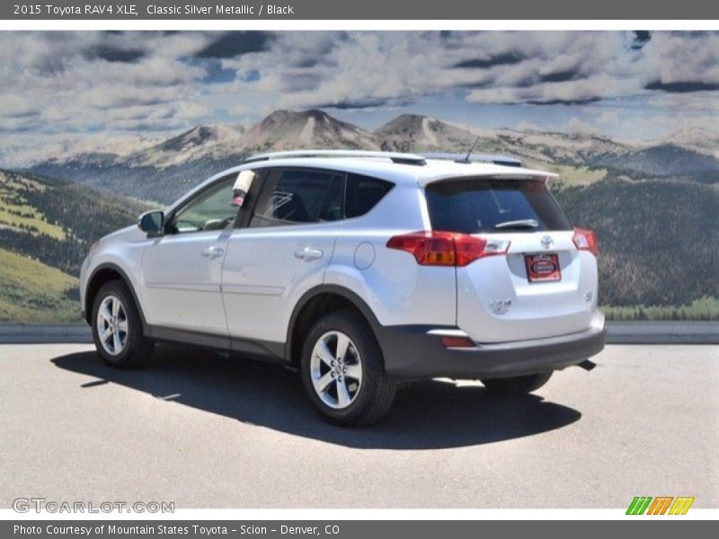 Classic Silver Metallic / Black 2015 Toyota RAV4 XLE
