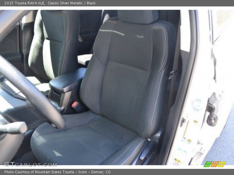 Classic Silver Metallic / Black 2015 Toyota RAV4 XLE