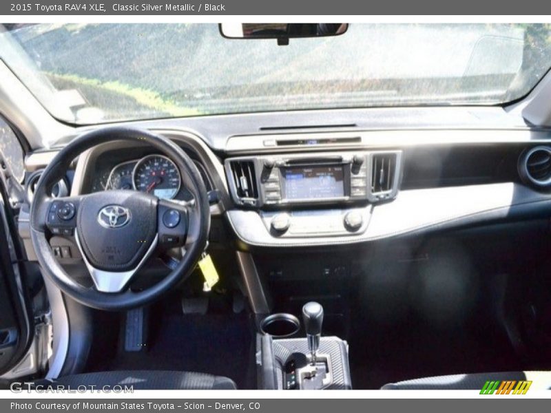 Classic Silver Metallic / Black 2015 Toyota RAV4 XLE