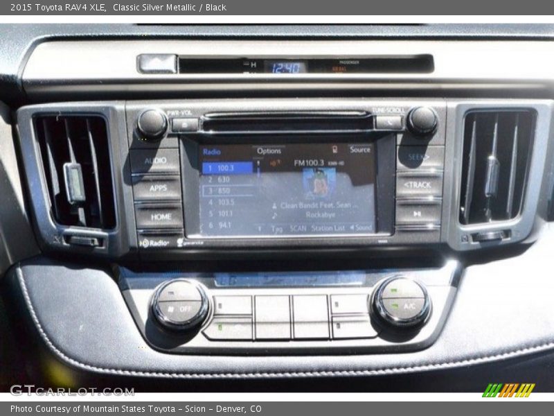 Classic Silver Metallic / Black 2015 Toyota RAV4 XLE