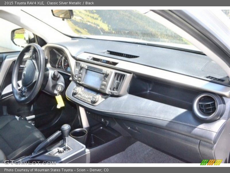 Classic Silver Metallic / Black 2015 Toyota RAV4 XLE