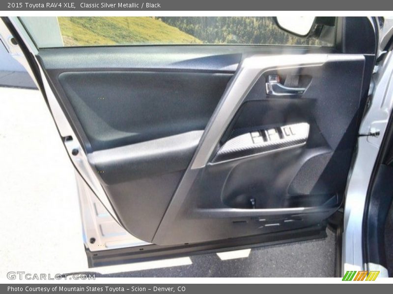 Classic Silver Metallic / Black 2015 Toyota RAV4 XLE
