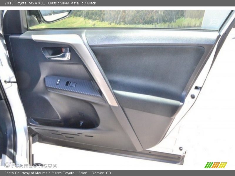 Classic Silver Metallic / Black 2015 Toyota RAV4 XLE
