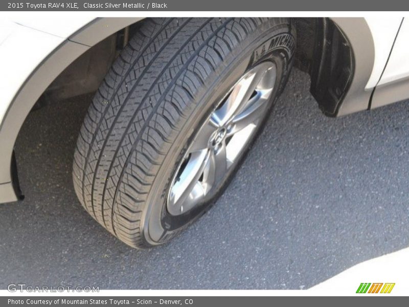 Classic Silver Metallic / Black 2015 Toyota RAV4 XLE