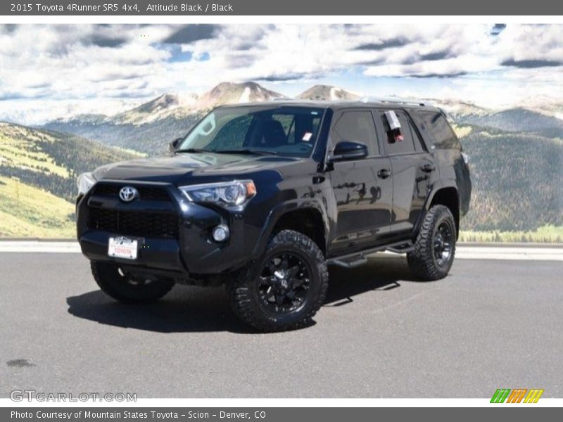 Attitude Black / Black 2015 Toyota 4Runner SR5 4x4