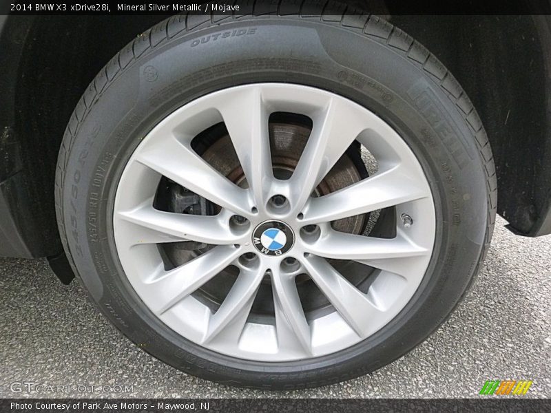 Mineral Silver Metallic / Mojave 2014 BMW X3 xDrive28i