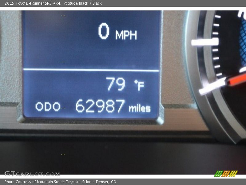 Attitude Black / Black 2015 Toyota 4Runner SR5 4x4