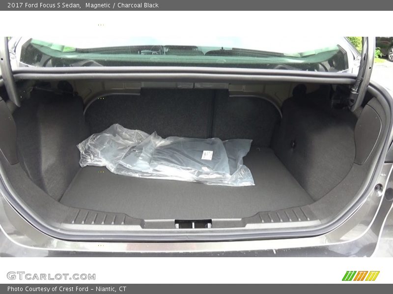 Magnetic / Charcoal Black 2017 Ford Focus S Sedan