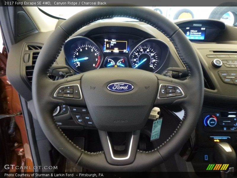 Canyon Ridge / Charcoal Black 2017 Ford Escape SE 4WD