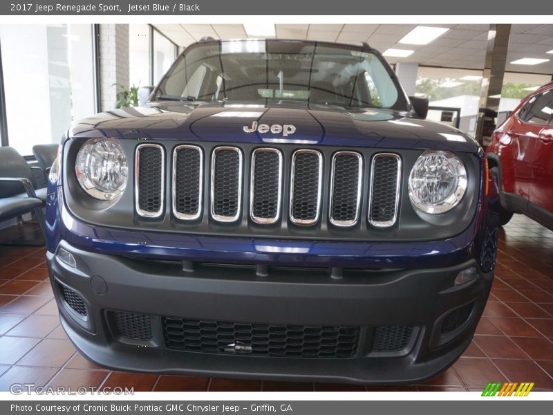 Jetset Blue / Black 2017 Jeep Renegade Sport