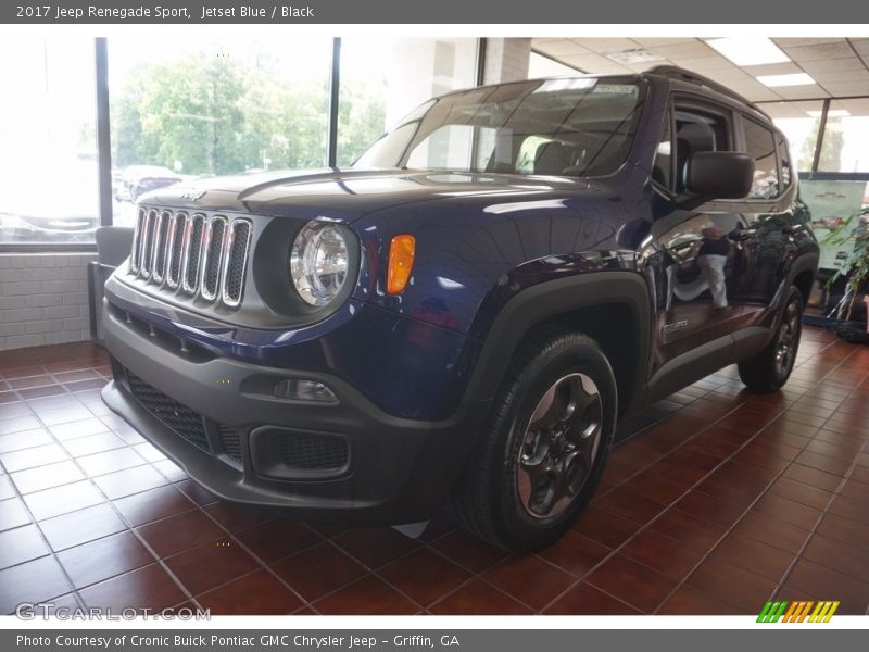 Jetset Blue / Black 2017 Jeep Renegade Sport