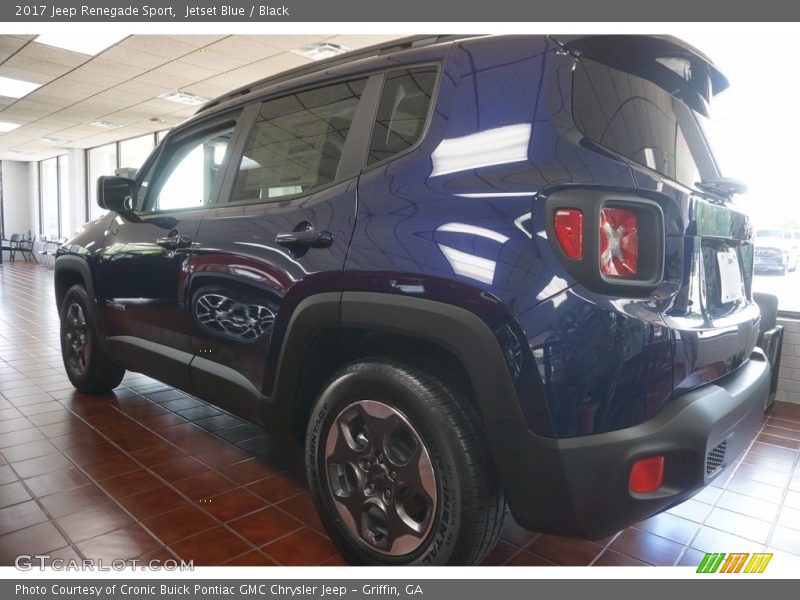 Jetset Blue / Black 2017 Jeep Renegade Sport