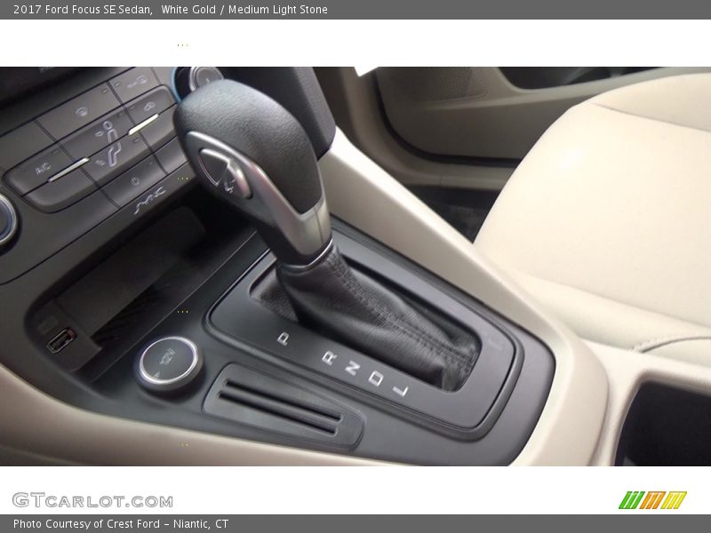 White Gold / Medium Light Stone 2017 Ford Focus SE Sedan