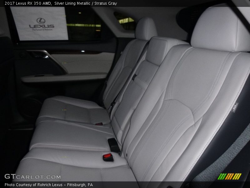 Silver Lining Metallic / Stratus Gray 2017 Lexus RX 350 AWD