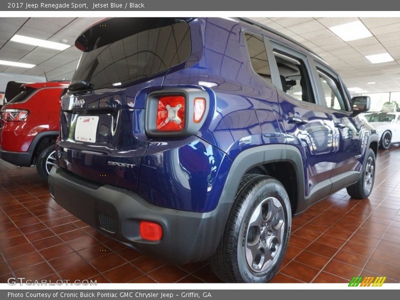 Jetset Blue / Black 2017 Jeep Renegade Sport