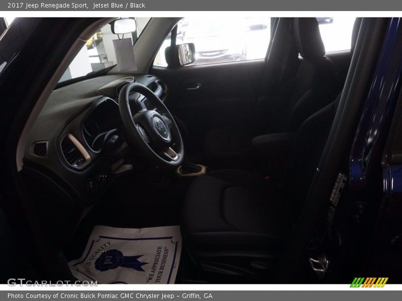 Jetset Blue / Black 2017 Jeep Renegade Sport