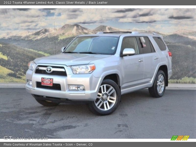 Classic Silver Metallic / Black Leather 2012 Toyota 4Runner Limited 4x4