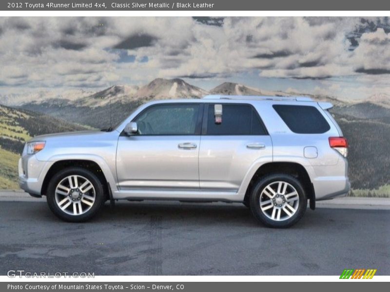 Classic Silver Metallic / Black Leather 2012 Toyota 4Runner Limited 4x4