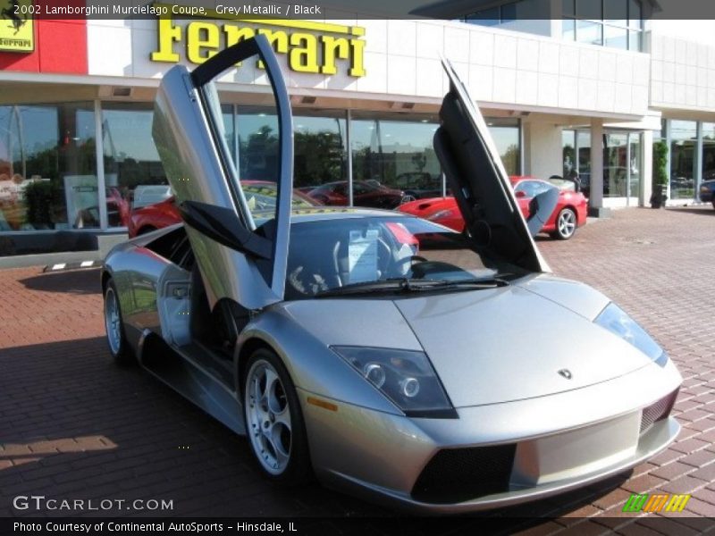 Grey Metallic / Black 2002 Lamborghini Murcielago Coupe