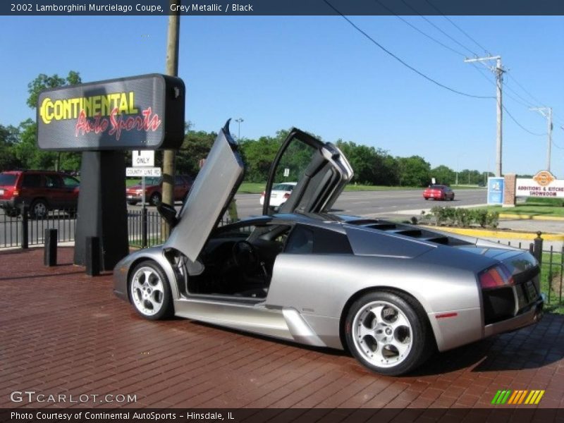 Grey Metallic / Black 2002 Lamborghini Murcielago Coupe
