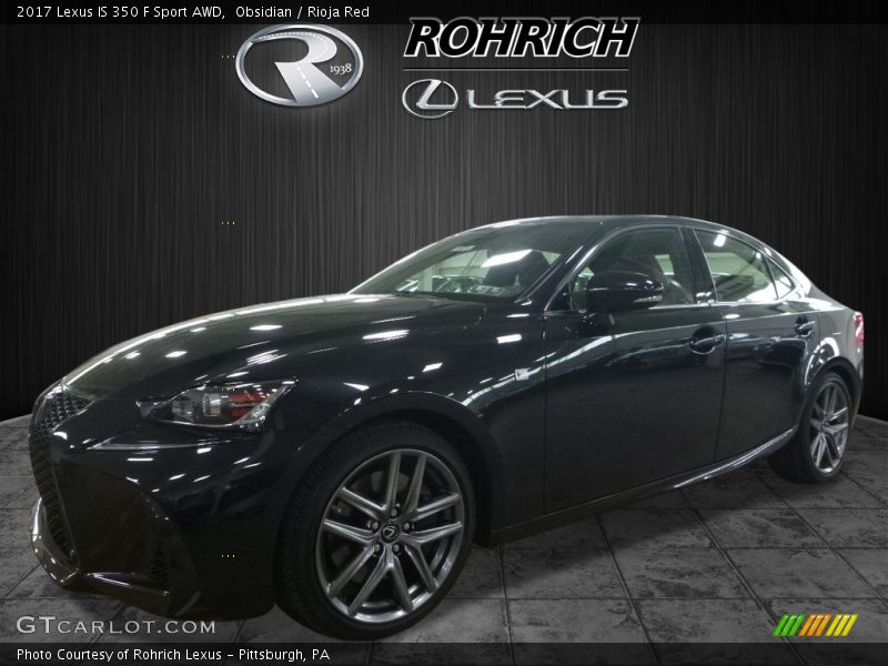 Obsidian / Rioja Red 2017 Lexus IS 350 F Sport AWD