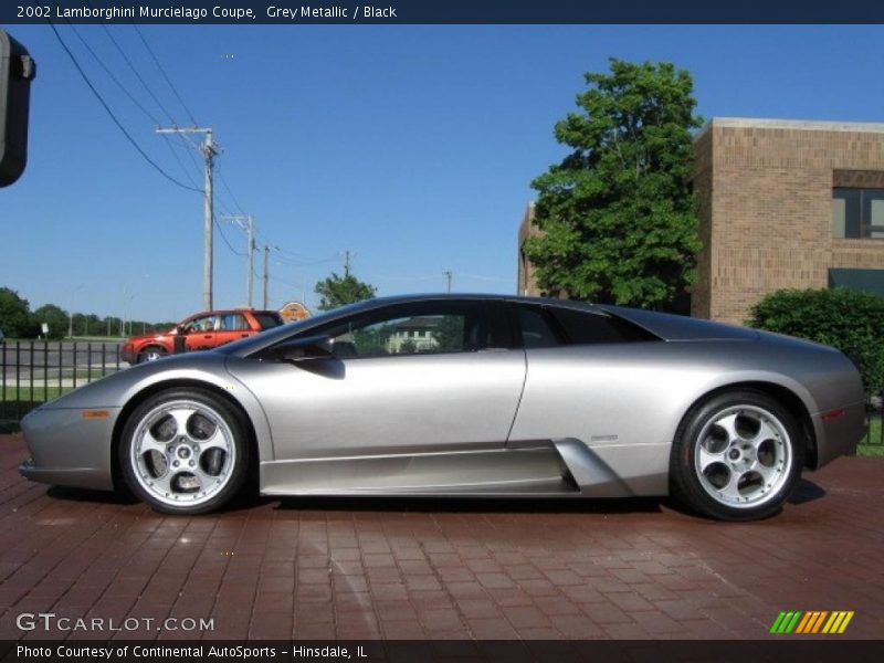 Grey Metallic / Black 2002 Lamborghini Murcielago Coupe