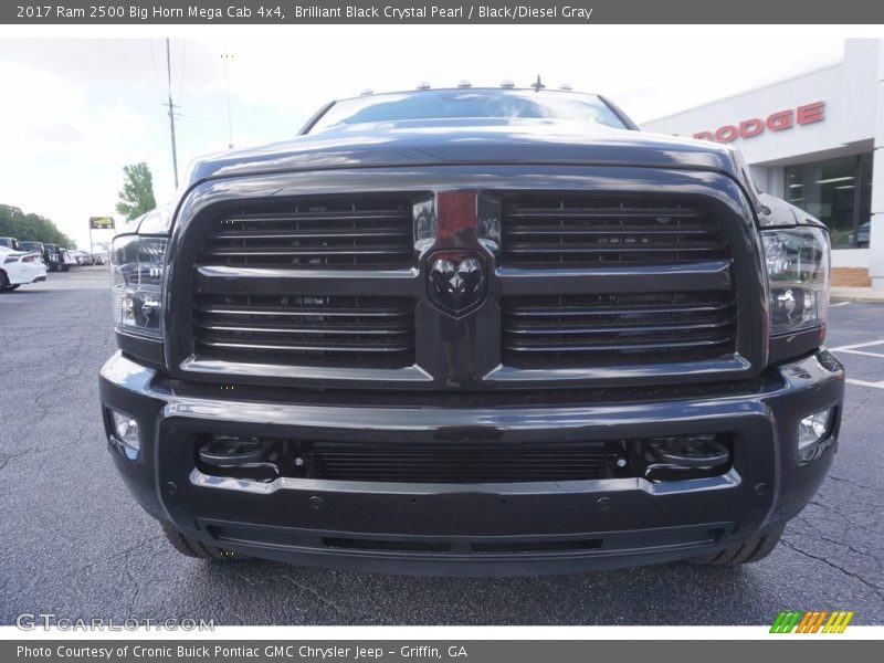 Brilliant Black Crystal Pearl / Black/Diesel Gray 2017 Ram 2500 Big Horn Mega Cab 4x4
