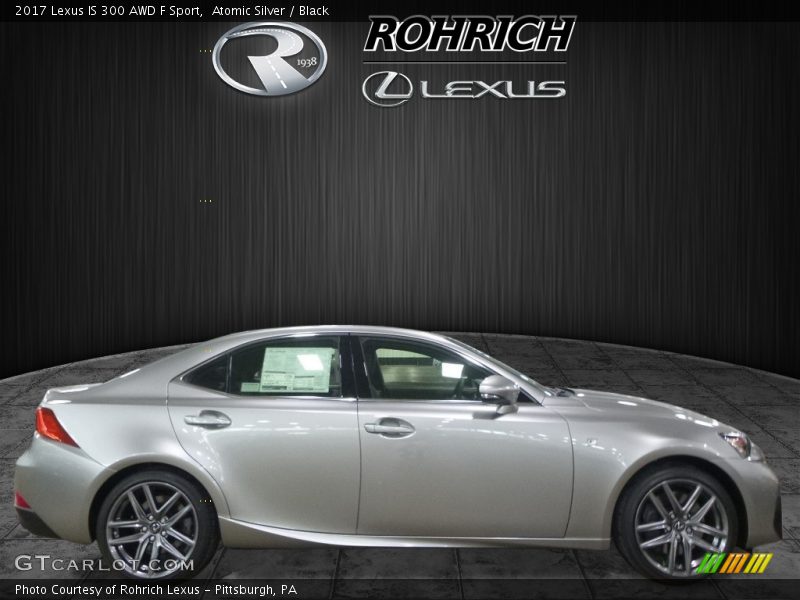 Atomic Silver / Black 2017 Lexus IS 300 AWD F Sport