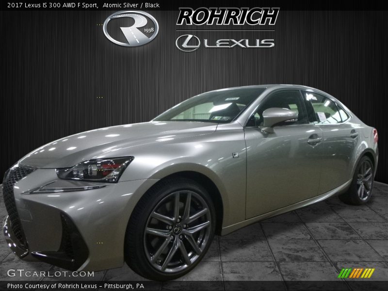 Atomic Silver / Black 2017 Lexus IS 300 AWD F Sport