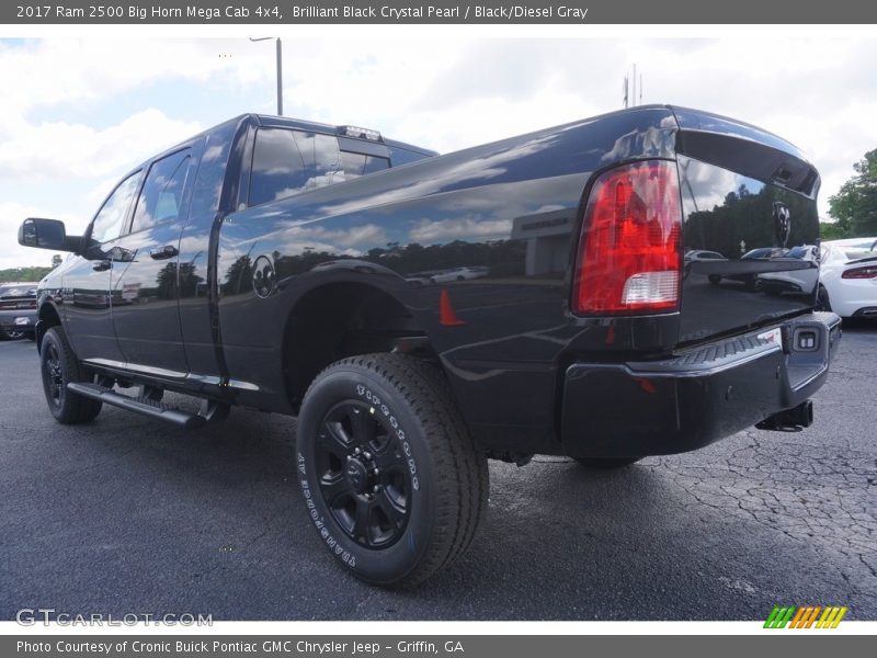 Brilliant Black Crystal Pearl / Black/Diesel Gray 2017 Ram 2500 Big Horn Mega Cab 4x4