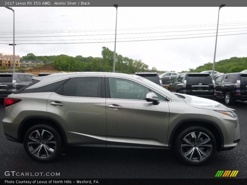 Atomic Silver / Black 2017 Lexus RX 350 AWD