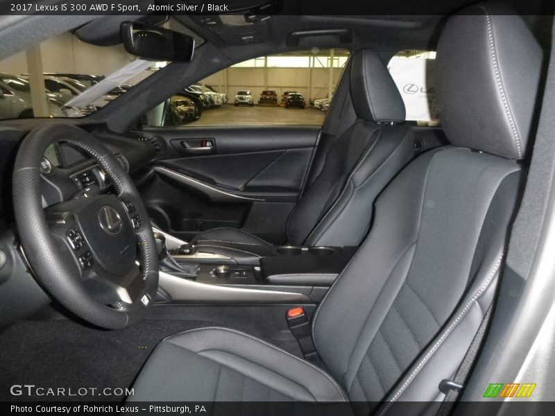 Atomic Silver / Black 2017 Lexus IS 300 AWD F Sport