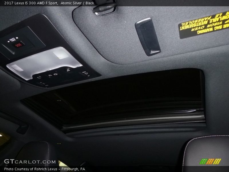 Atomic Silver / Black 2017 Lexus IS 300 AWD F Sport