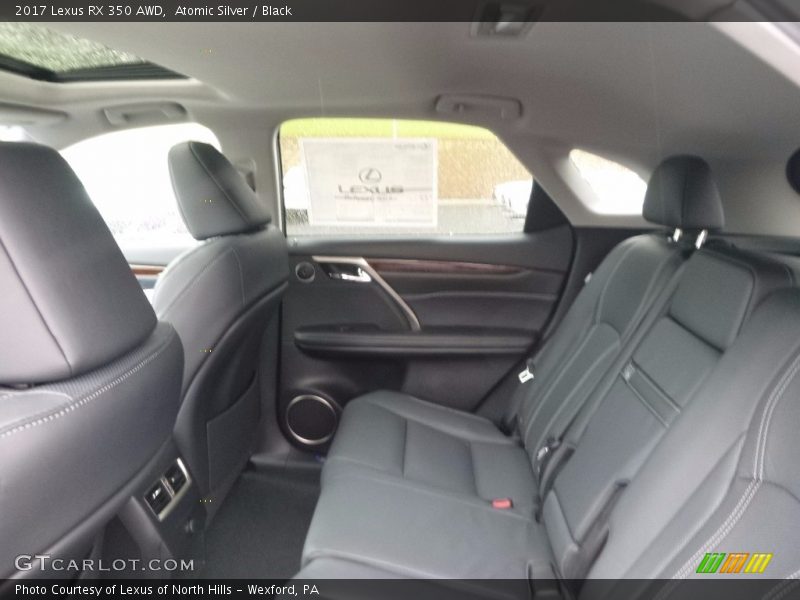 Atomic Silver / Black 2017 Lexus RX 350 AWD