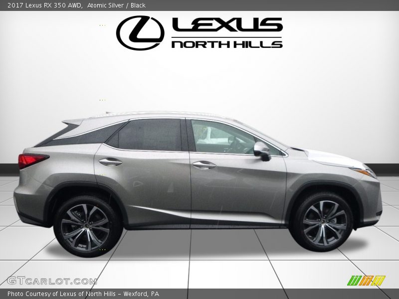 Atomic Silver / Black 2017 Lexus RX 350 AWD