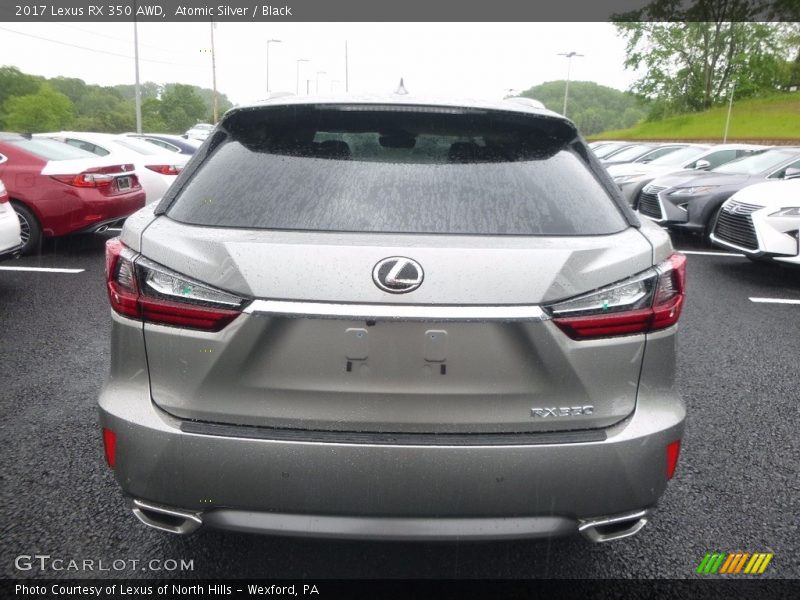 Atomic Silver / Black 2017 Lexus RX 350 AWD