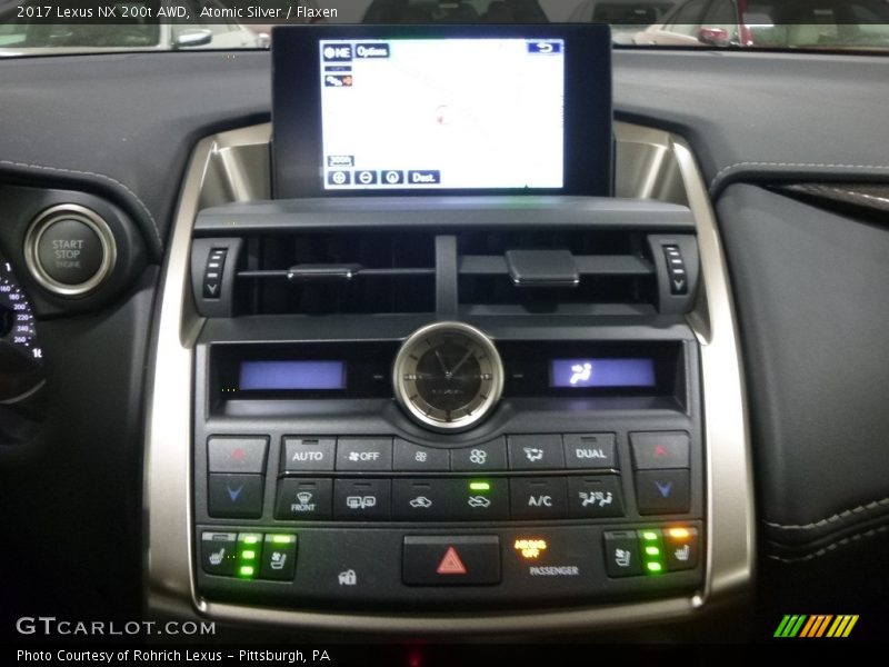 Atomic Silver / Flaxen 2017 Lexus NX 200t AWD