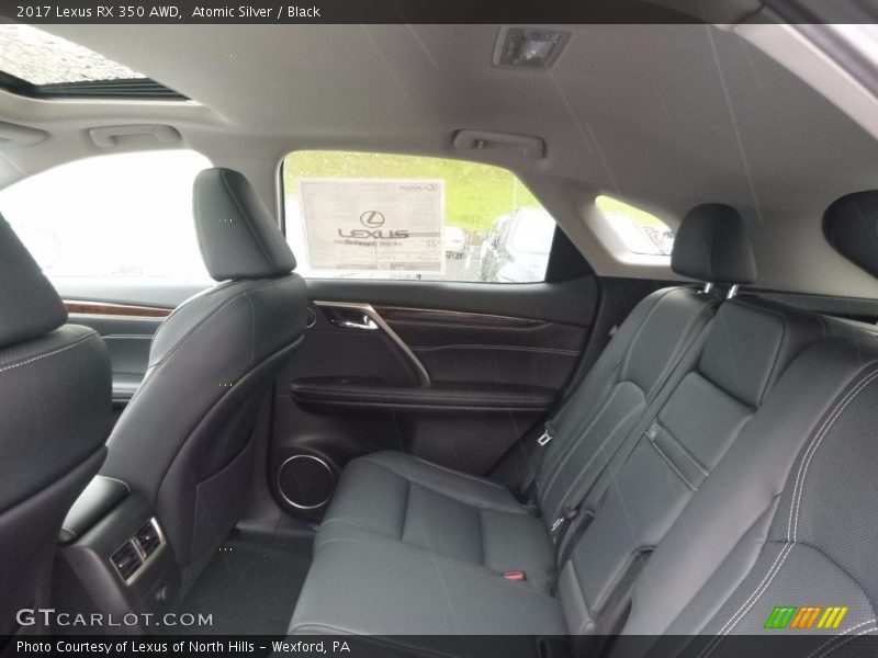Atomic Silver / Black 2017 Lexus RX 350 AWD