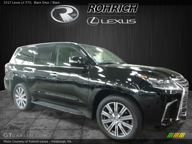 Black Onyx / Black 2017 Lexus LX 570