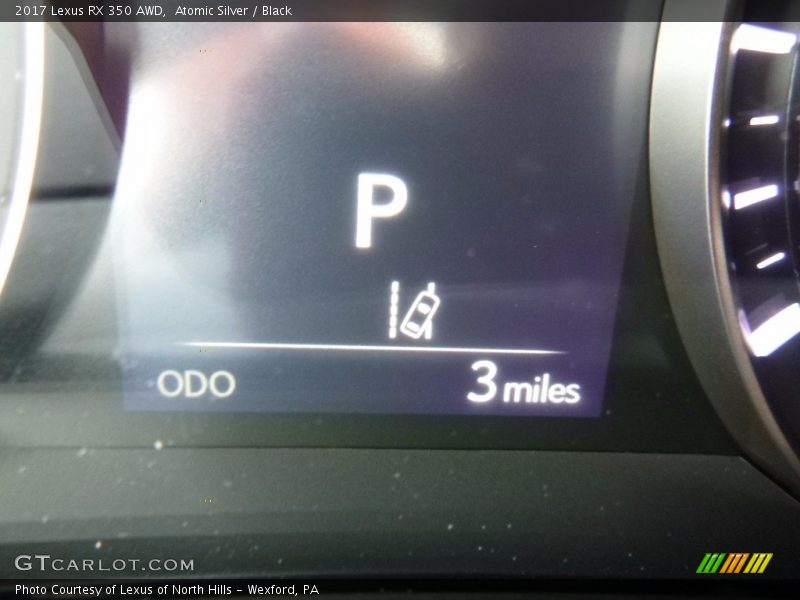 Atomic Silver / Black 2017 Lexus RX 350 AWD
