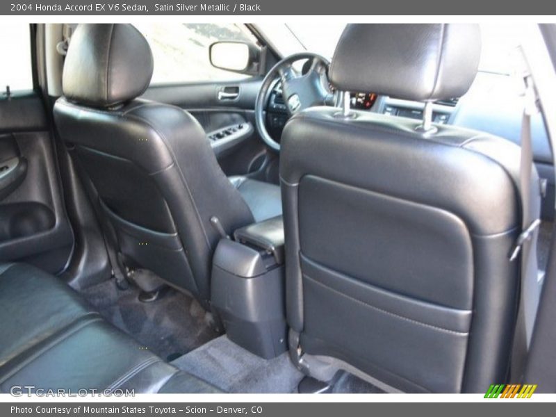 Satin Silver Metallic / Black 2004 Honda Accord EX V6 Sedan
