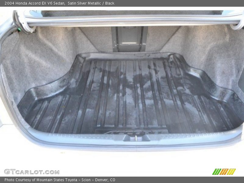 Satin Silver Metallic / Black 2004 Honda Accord EX V6 Sedan