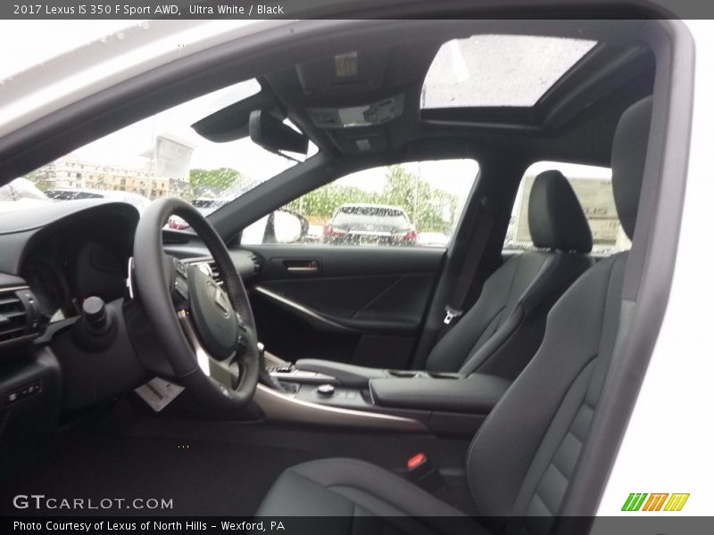Ultra White / Black 2017 Lexus IS 350 F Sport AWD