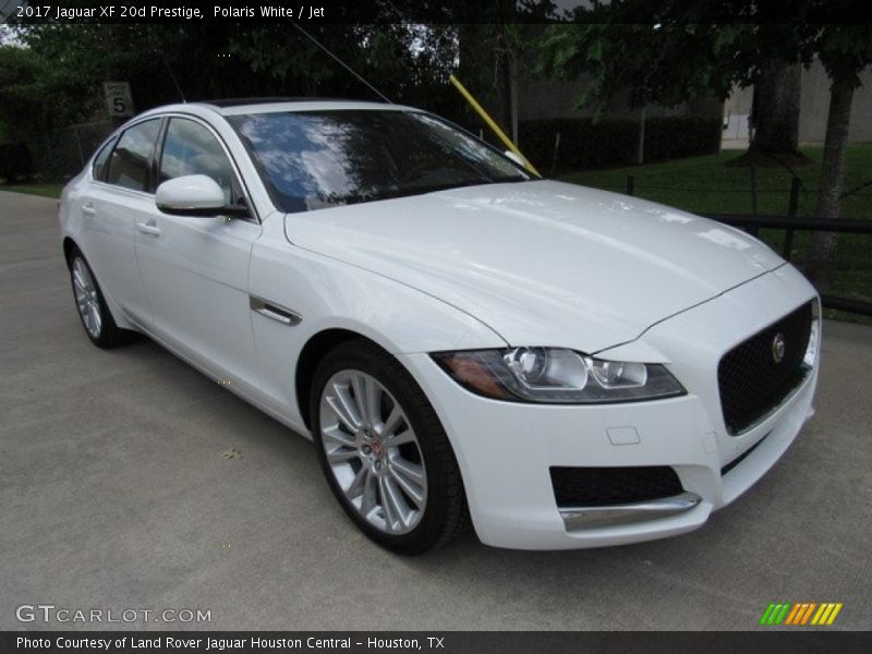 Polaris White / Jet 2017 Jaguar XF 20d Prestige
