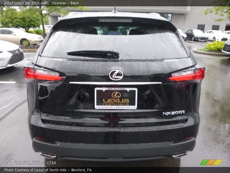 Obsidian / Black 2017 Lexus NX 200t AWD