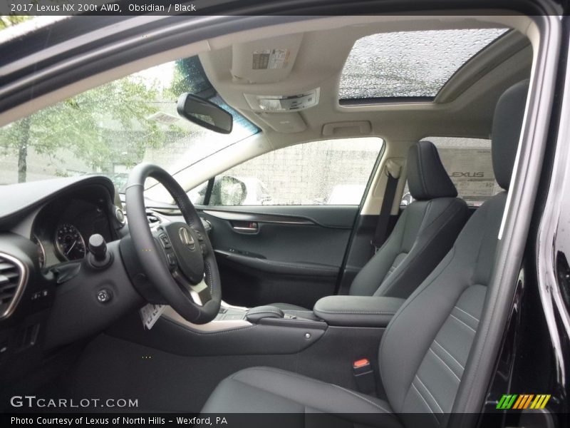 Obsidian / Black 2017 Lexus NX 200t AWD