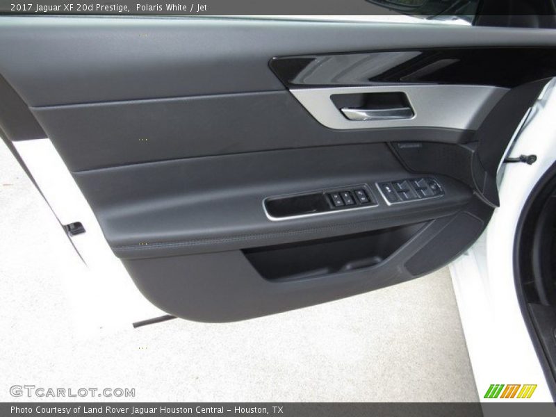 Polaris White / Jet 2017 Jaguar XF 20d Prestige