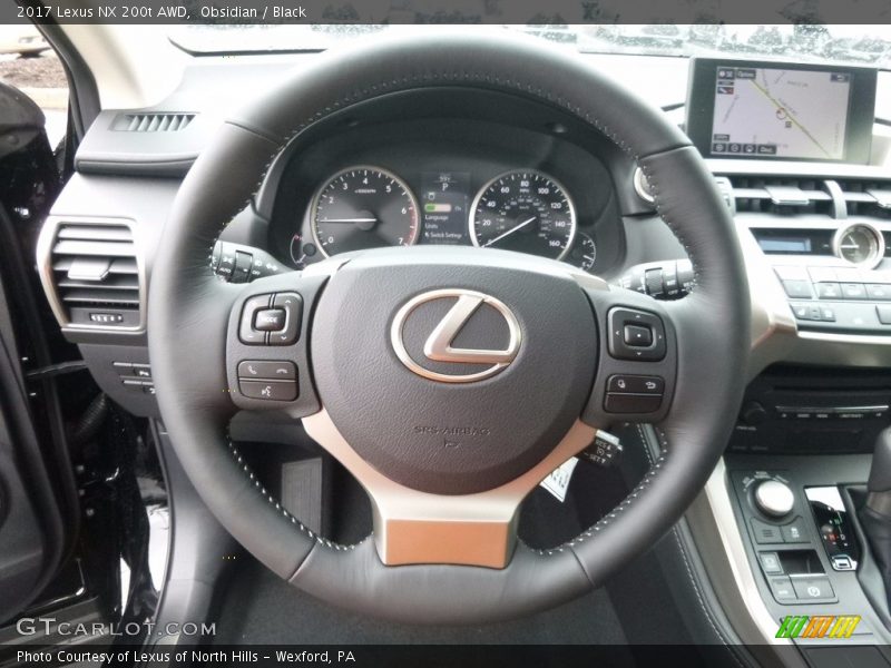 Obsidian / Black 2017 Lexus NX 200t AWD
